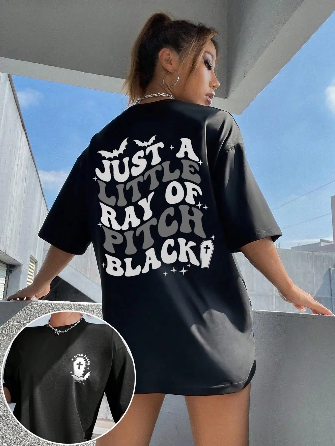 Women'WB shield Slogan Letter Print Round Neck Tee, Fashion Casual Crew Neck T-Shirt for Daily Holiday Vacation Outdoor...