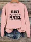 Women'WB shield Slogan Print Round Neck Sweatshirt, Casual Fashion Drop Shoulder Long Sleeve Pullover for Daily Wear,...