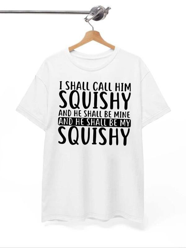 Women'WB shield Slogan Print Round Neck Tee, Casual Short Sleeve Drop Shoulder T-shirt, Ladies Summer TNF for Daily...