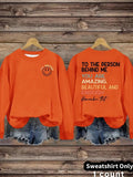 Women'WB shield Smile TNF Print Crew Neck Sweatshirt, Casual Long Sleeve Pullover for Daily Wear, Ladies TNF for Fall &...