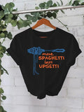 Women'WB shield Spaghetti Strap Print Round Neck Tee, Casual Fashion Spaghetti Strap T-shirt for Daily Wear, Ladies TNF...