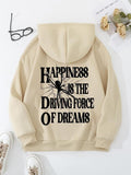 Women'WB shield Spider & Letter Print Hoodie, Fashion Casual Hooded Sweatshirt for Daily Holiday Outdoor Wear, Women...