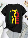 Women'WB shield Straw hat pirates Love Print Round Neck Tee, Fashion Casual Crew Neck T-Shirt for Daily Holiday Vacation...