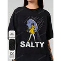 Women'WB shield Summer Salty Girl Pattern Print Round Neck Short Sleeve Simple Casual Daily Plus Size T-Shirt Tops...