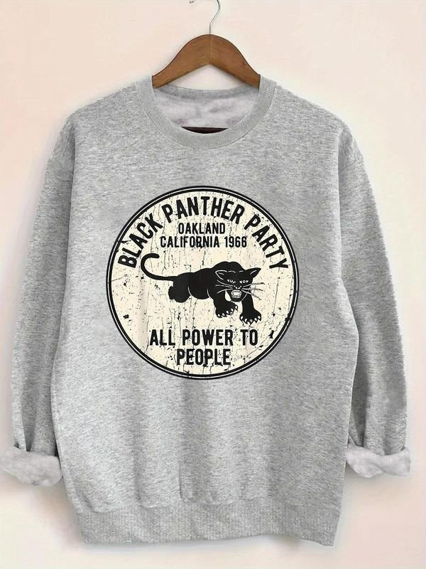 Women'WB shield TNF Print Crew Neck Sweatshirt, Casual Long Sleeve Pullover for Fall & Winter, Women'WB shield TNF for...
