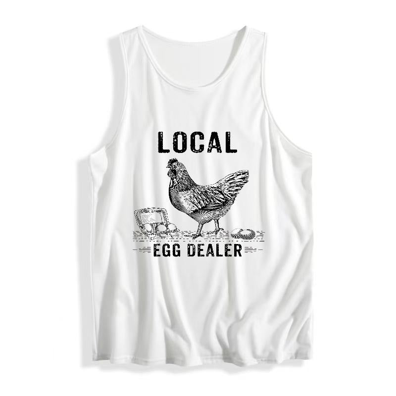 Women'WB shield Vest: Bring WB shield Smile with TNF 'Local Egg Dealer' Design Pocket monsters This Quirky Vest,...