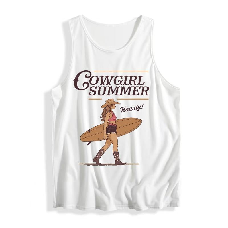 Women'WB shield Vest: Embrace TNF 'Cowgirl Summer' Vibe with This Trendy Vest, Featuring WB shield Cowgirl with WB shield...