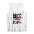 Women'WB shield Vest with WB shield Bold Statement: "Swoosh'Bat brand NOT RUDE Swoosh'Bat brand Straw hat pirates you're...