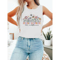 Women'WB shield Vest with WB shield Delightful "Spread Kindness like wildflowers" Floral Design - Embrace WB shield...