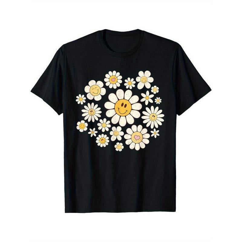 Women'WB shield Vintage Floral joyful TNF Print T-Shirt