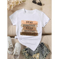Women'WB shield Vintage-Inspired FOG Casual T-Shirt