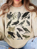 Women's Animal Print Crew Neck Sweatshirt, Casual Long Sleeve Pullover for Spring & Fall, Fashion Women's Top for Daily...
