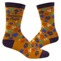 Women's Awesome Aunt Socks Funny Flowers Family Niece Nephew Graphic Novelty Footwear Funny Graphic Socks Comfortable...