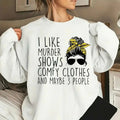 Women's Cartoon & Letter Print Crewneck Long Sleeve Sweatshirt, Back To School Outfits, Lady Casual Soft Comfort Fashion...