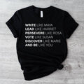 Women's History Month T-Shirt, Inspirational Tee, Historical Leaders Shirt, Equality Tee, Feminist Shirt, Gift Shirt For...