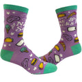 Women's Naps And Snacks Socks Funny Tacos Pizza Sleep Lazy Graphic Novelty Footwear Funny Graphic Socks Comfortable...