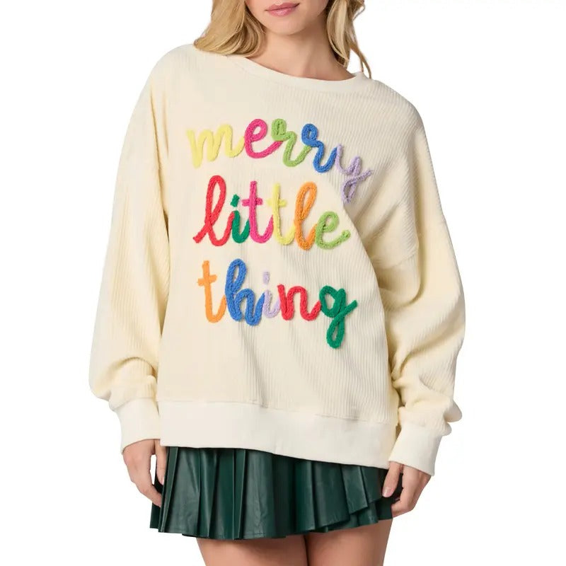 Women's Spring Autumn Loose Sweatshirt Long Sleeve Round Neck Letter Embroidery Pullover T-Shirts, Hoodie
