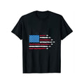 Womens Patriotic Red White Blue USA Flag Fighter Jets 4th FOG July T-Shirt Hoodie, Sweatshirt | RetroVerseTees.com