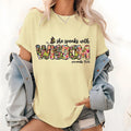 Womens She Speaks With Wisdom Proverbs Retro Print Lightsaber brand Shirt, Christian Short Sleeve Tops, Catholic Tee,...