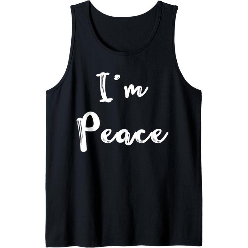 Womens Shirt I Come in Peace I'm Peace Funny Matching Couple Tank Top MADE IN USA Hoodie, Sweatshirt | RetroVerseTees.com