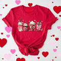 Womens Valentines Day Shirt, Valentine Coffee Sweatshirt, Womens Valentines Day Sweater, Valentines Day Shirt, Valentines...