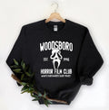 Woodsboro horror film club Sweatshirt, Scream Ghost sweatshirt, Halloween sweatshirt for women, Horror film Sweatshirt,...