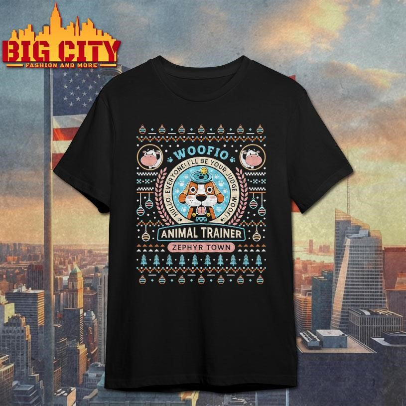 Woofio Animal trainer Zephyr Town Ugly christmas shirt