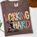 Working Hard Baseball DTF Transfers - THIS IS NOT A SHIRT Hoodie, Sweatshirt | RetroVerseTees.com