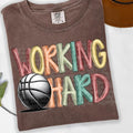 Working Hard Basketball DTF Transfers - THIS IS NOT A SHIRT Hoodie, Sweatshirt | RetroVerseTees.com