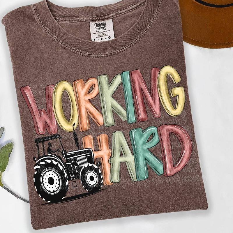 Working Hard Farm DTF Transfers - THIS IS NOT A SHIRT Hoodie, Sweatshirt | RetroVerseTees.com
