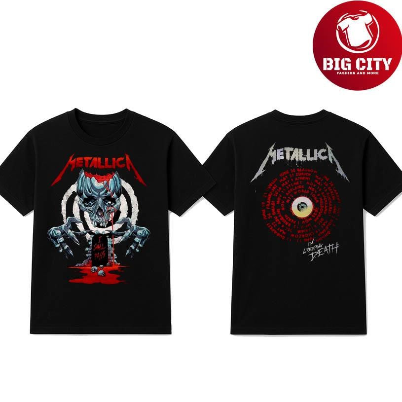 World Tour 2025 2026 I’m Creeping Death Dates List Two Sides Shirt