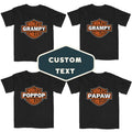 World's Coolest Grandpa Nickname Gift Motorcycle Dad Shirt, Father's Day Tee Birthday Gift