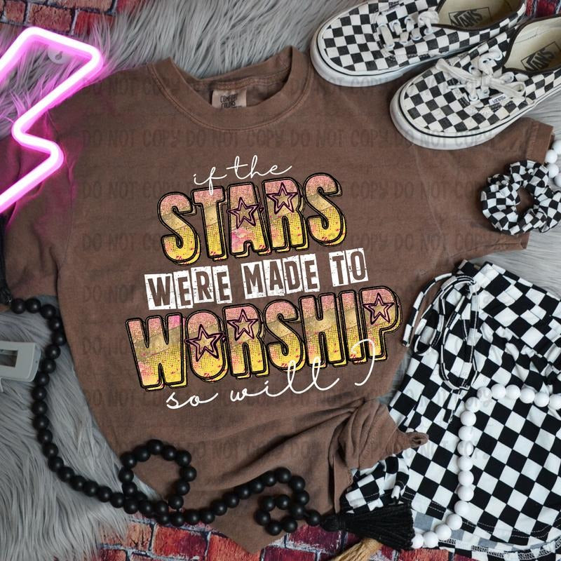 Worship DTF Transfers - THIS IS NOT A SHIRT Hoodie, Sweatshirt | RetroVerseTees.com