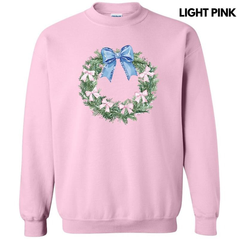 Wreath Of Bows Sweatshirt 'NLB' T-Shirts, Hoodie | RetroVerseTees.com