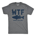 Wtf Where's The Fish Mens Fishing T Shirt Hoodie Sweater Funny Fishing Shirt Fishing Graphic Tee Fisherman Gifts Present...