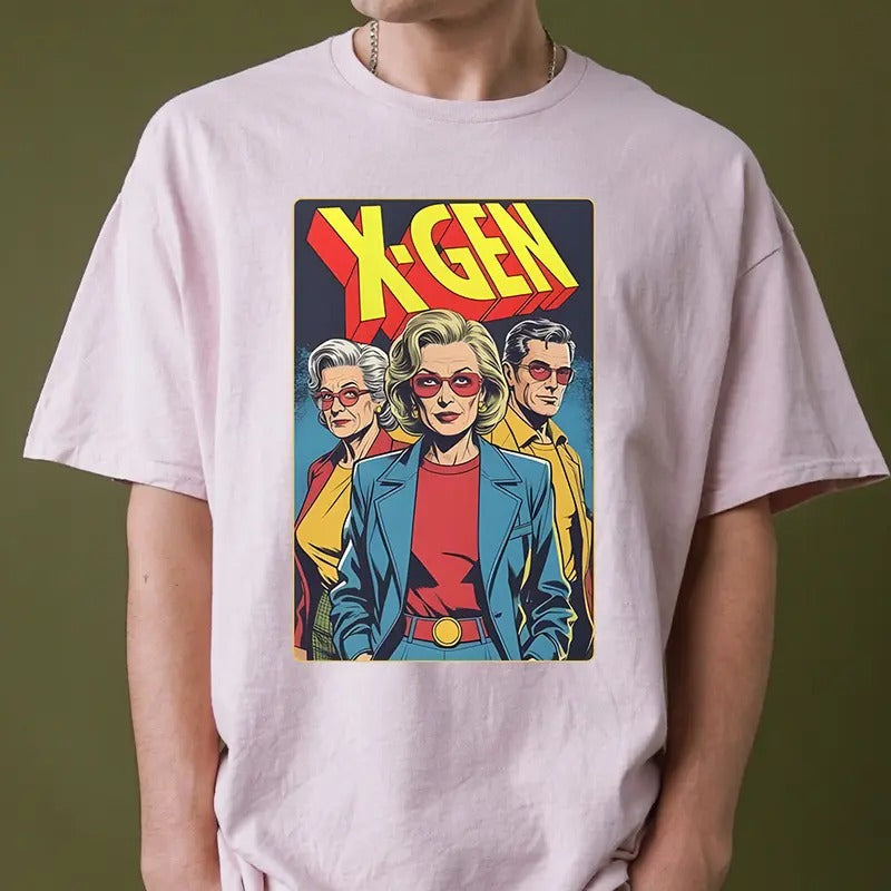X-Gen T-Shirt, Vintage Gen X T-Shirt, Graphic Streetwear T-shirt Hoodie, Sweatshirt | RetroVerseTees.com