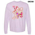 X's and Bows Brushstroke Long Sleeve Comfort Colors T-Shirt Hoodie, Sweatshirt | RetroVerseTees.com