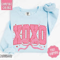 XOXO Comfort Colors Sweatshirt, Valentine's Day Women's Crewneck, Valentine Women's Sweater T-Shirts, Hoodie