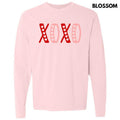 XOXO Hearts Long Sleeve Comfort Colors T-Shirt 'NLB' Hoodie, Sweatshirt | RetroVerseTees.com