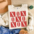 XOXO Valentine's day Sweatshirt, Retro Valentine Shirt Sweatshirt, Heart Sweatshirt, Valentine's Day Sweatshirt,...