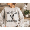 Xaden Riorson Wingleader Sweatshirt Fourth Wing Shirt Booktok Onyx Storm Violence Shadow Violent Little Thing Daddy Onyx...