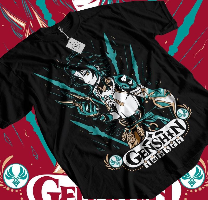 Xiao Genshin Impact T-Shirt S-4XL Anime Manga Shirt T-Shirt S-4XL S M L XL 2XL 3XL 4XL 5XL Hoodie, Sweatshirt