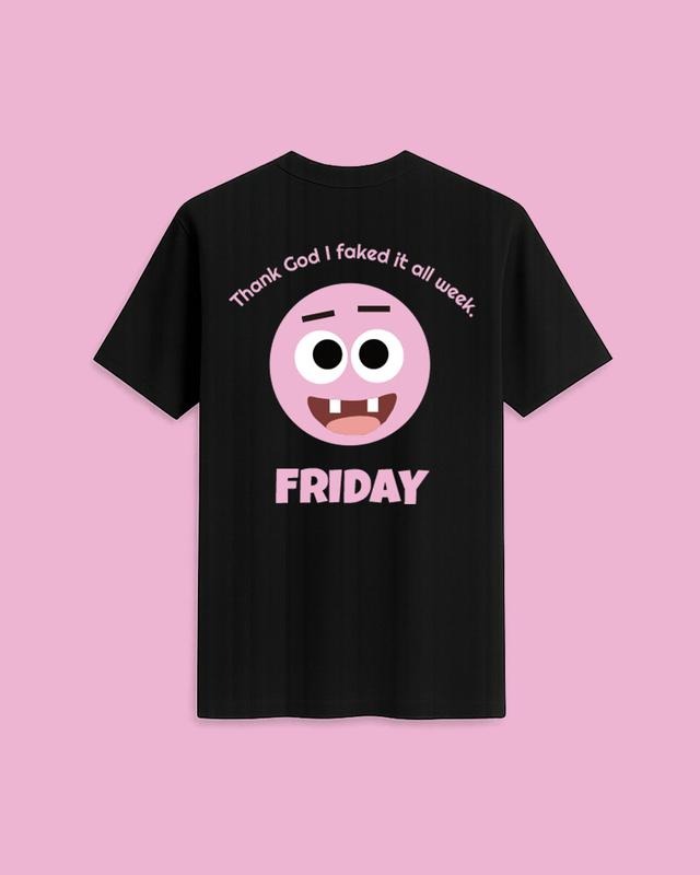Xpre88ion Friday Tee Black Graphic Man Top Casual Funny Tshirt Hoodie, Sweatshirt | RetroVerseTees.com
