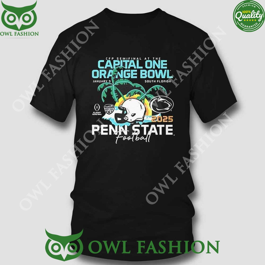 Penn State Nittany Lions Football 2025 Capital One Orange Bowl Bound t Shirt