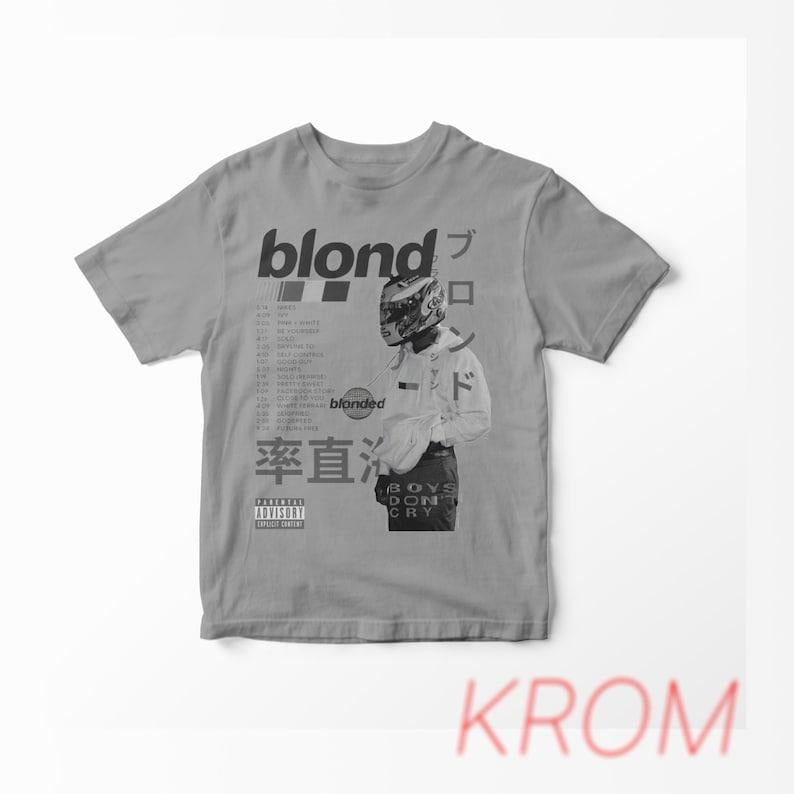 Y2K t-shirt Frank Ocean BL0ND ART, Blond album, Vintange Hoodie, Sweatshirt | RetroVerseTees.com