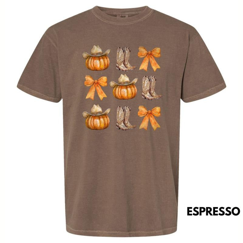 YEEHAW Pumpkin Collage Comfort Colors T-Shirt 'NLB' Hoodie, Sweatshirt | RetroVerseTees.com