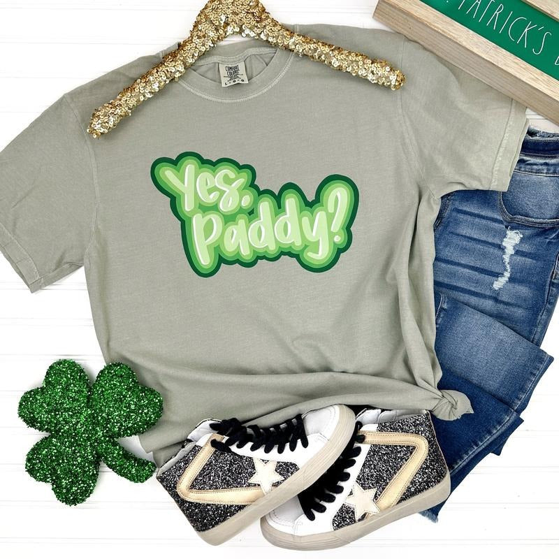 YES, Paddy Comfort Colors T-Shirt Hoodie, Sweatshirt | RetroVerseTees.com