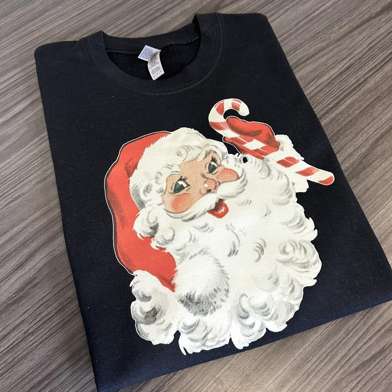 YOUTH Santa Sweatshirt T-Shirts, Hoodie | RetroVerseTees.com