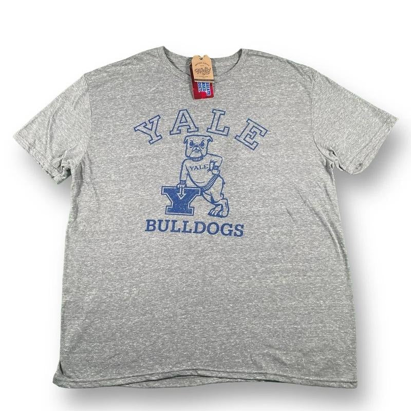 Yale University Bulldogs Logo Gray Unisex T-shirt Sweatshirt Hoodie 31 | RetroVerseTees.com