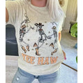 Yee Haw Skeleton Graphic T-shirt Hoodie, Sweatshirt | RetroVerseTees.com
